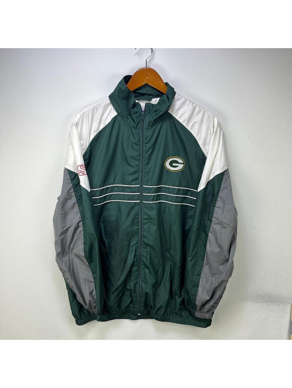 Vintage Starter Green Bay Packers Windbreaker Jacket XL